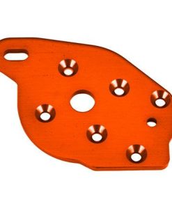 TRX10259-ORNG Plate, motor, 6061-T6 aluminum (orange-anodized)