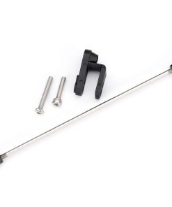 TRX10341 Rudder pushrod, assembled/ servo horn/ 3x22mm BCS (stainless) (1)/ 3x15mm CS (stainless) (1)