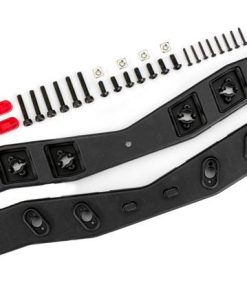 TRX10357 Crossmember, rear (top & bottom), boat trailer/ tail light lens (4)/ 1.6x10mm BCS (black stainless) (8)/ 3x5mm BCS (black stainless) (7)/ 3x15mm CS (black stainless) (6)/ M3x0.5mm square nuts (4))