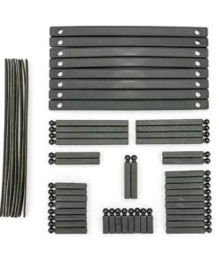 TRX10359X Support posts, boat trailer (17mm (8), 30mm (8), 35mm (2), 37mm (8), 38mm (2), 40mm (2), 43mm (2), 65mm (4), 70mm (4))/ bunk boards (8)