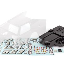 TRX10411 Body, Slash  Mudboss (clear, trimmed, requires painting)/ decal sheets