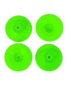 TRX10457-GRN Wheel discs (green) (4)