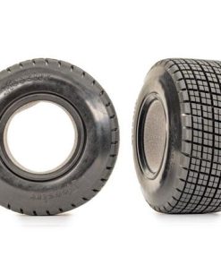 TRX10470 Tires, Hoosier  (dual profile 4.3x1.7- 2.2/3.0") (2)/ foam inserts (2)