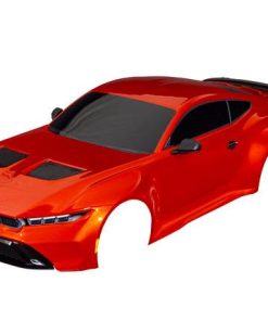 TRX10511-CPR Body, Ford Mustang, complete (copper) (painted, decals applied) (includes side mirrors, spoiler, grilles, vents, & clipless mounting)