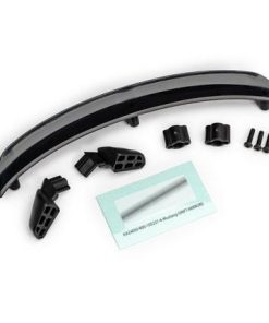 TRX10512 Mirrors, side, black (left & right)/ mirror retainers (2)/ spoiler, black/ 2.5x10 BCS (5) (fits #10511 body)