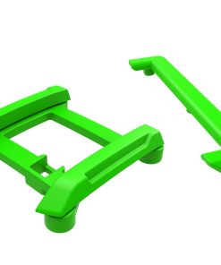 TRX10717-GRN Skid plate (roof)/ tailgate protector (green)/ mounts (2)/ 3x8mm BCS (7) (fits #10711 body)