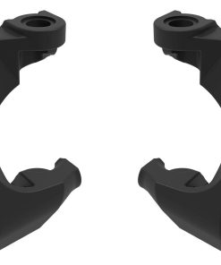 TRX10732-BLK Caster blocks (c-hubs), left & right (black)