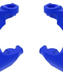 TRX10732-BLUE Caster blocks (c-hubs), left & right (blue)