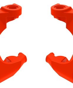 TRX10732-RED Caster blocks (c-hubs), left & right (red)