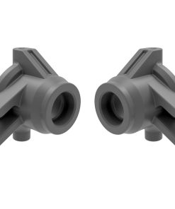 TRX10736-GRAY Steering blocks, left & right (gray)