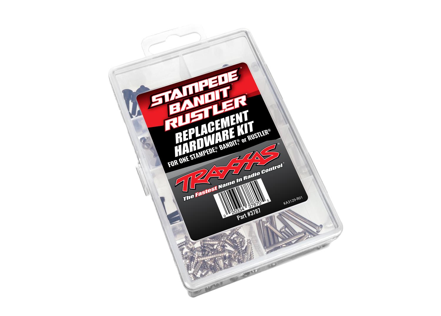 TRX3787 Hardware kit, Bandit/Stampede/Rustler (contains all hardware used on Bandit, Stampede, or Rustler)