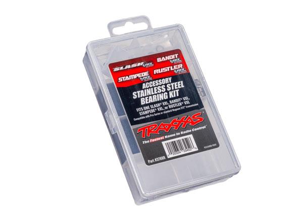 TRX3788R Ball bearing kit, stainless steel, Slash VXL/Bandit VXL/Stampede VXL/Rustler VXL with 272R Transmission (complete)