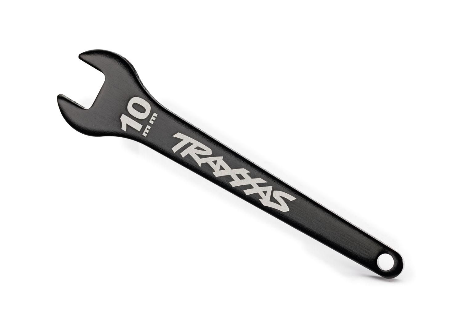 TRX5474 Flat wrench, 10mm (black anodized aluminum)