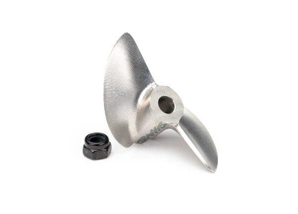 TRX5733R Propeller, 42x59mm (steel)/ M4x0.7 NL (1) (requires #5742X aluminum rudder mount)