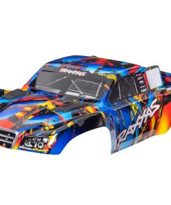 TRX5848-RNR Body, Slash 4X4 (also fits Slash VXL & Slash 2WD), Rock n' Roll (painted, decals applied) (assembled with front & rear latches for clipless mounting)
