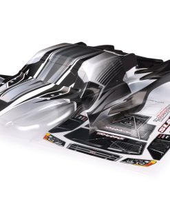 TRX5855 Body, Slash 2WD, ProGraphix (also fits Slash VXL & Slash 4X4) (graphics are printed, requires paint & final color application)/ decal sheet