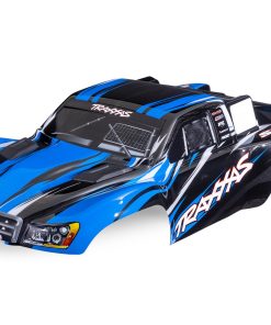 TRX5855-BLUE Body, Slash 4X4 (also fits Slash VXL & Slash 2WD), blue (painted, decals applied)