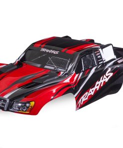TRX5855-RED Body, Slash 4X4 (also fits Slash VXL & Slash 2WD), red (painted, decals applied)