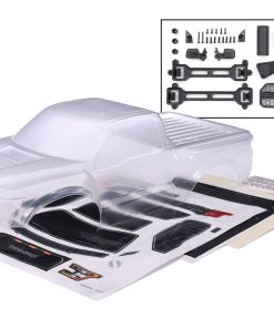 TRX5916 Body, 2017 Ford Raptor, heavy duty (clear, requires painting)/decals (includes latches and latch mounts for clipless mounting)