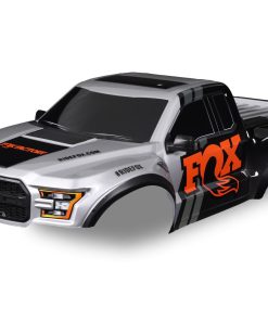TRX5916-FOX Body, 2017 Ford Raptor, Fox (heavy duty)/ decals (includes latches and latch mounts for clipless mounting)