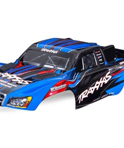 TRX5924-BLUE Body, Slash 2WD (also fits Slash VXL & Slash 4X4), blue (painted, decals applied) (assembled with front & rear latches for clipless mounting)