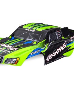 TRX5924-GRN Body, Slash 2WD (also fits Slash VXL & Slash 4X4), green (painted, decals applied) (assembled with front & rear latches for clipless mounting)