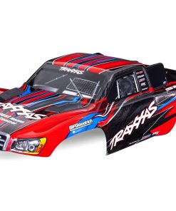 TRX5924-RED Body, Slash 2WD (also fits Slash VXL & Slash 4X4), red (painted, decals applied) (assembled with front & rear latches for clipless mounting)