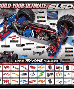 TRX6108 Traxxas Counter Mat: Sledge Accessories