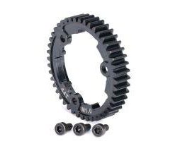 TRX6438 Spur gear, 44-tooth (machined, hardened steel) (wide face) (1.0 metric pitch)