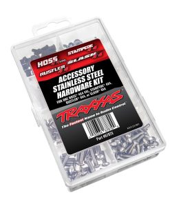 TRX6787X Hardware kit, stainless steel, Hoss 4X4 VXL/Slash 4X4/Stampede 4X4/Rustler 4X4 (contains all stainless steel hardware used on Hoss 4X4 VXL, Slash 4X4, Stampede 4X4, or Rustler 4X4)
