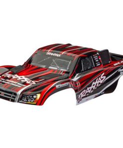 TRX6910-RED Body, Slash 4X4 (also fits Slash VXL & Slash 2WD), red (painted, decals applied) (assembled with front & rear latches for clipless mounting)