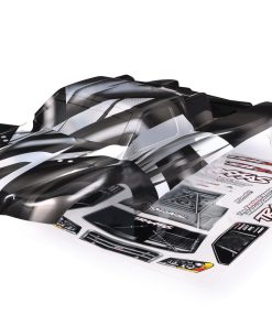 TRX6933 Body, Slash 4X4, ProGraphix (also fits Slash VXL & Slash 2WD) (graphics are printed, requires paint & final color application)/ decal sheet