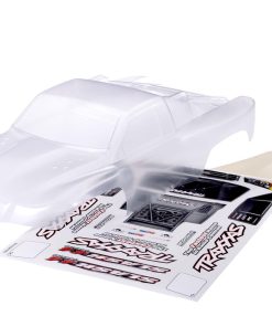 TRX6965R Body, Slash 4X4, heavy duty (also fits Slash VXL & Slash 2WD) (clear, requires painting)/ window masks/ decal sheet (requires #6967 latches and #6966 latch mounts for clipless mounting)
