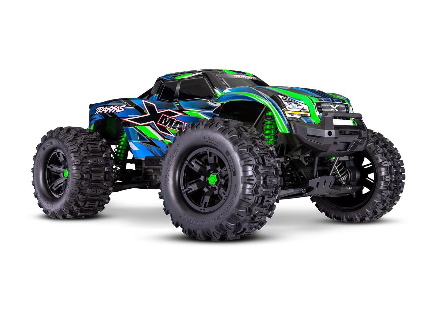 TRX77096-4GRN Traxxas X-Maxx 4WD 8S Belted Monster Truck Green - Afbeelding 2