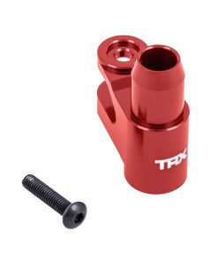 TRX7747-RED Servo horn, steering, 6061-T6 aluminum (red-anodized)