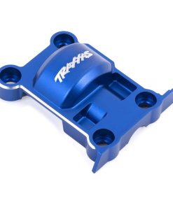 TRX7787-BLUE Cover, gear (blue-anodized 6061-T6 aluminum)