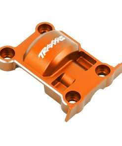 TRX7787-ORNG Cover, gear (orange-anodized 6061-T6 aluminum)
