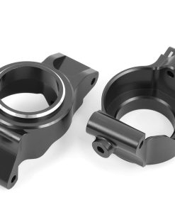 TRX7832-GRAY Caster blocks (c-hubs), 6061-T6 aluminum (gray-anodized), left & right