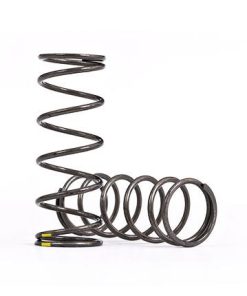 TRX7846 Springs, shock, medium (natural finish) (GTX) (5.543 rate, yellow stripe) (2)