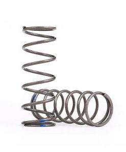 TRX7848 Springs, shock, medium (natural finish) (GTX) (4.594 rate, blue stripe) (2)