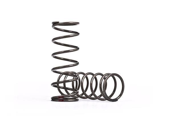 TRX7850 Springs, shock, medium (natural finish) (GTX) (5.059 rate, red stripe) (2)