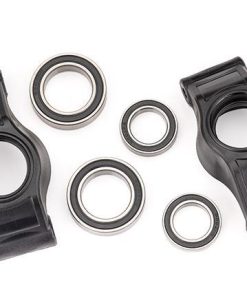 TRX7852X Carriers, stub axle (rear) (left & right)/ 20x32x7mm bearings (2)/ 15x24x5mm bearings (2)