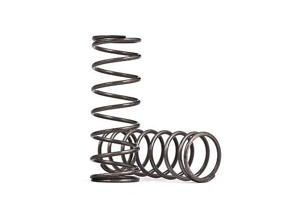 TRX7859 Springs, shock, medium (natural finish) (GTX) (3.445 rate, tan stripe) (2)