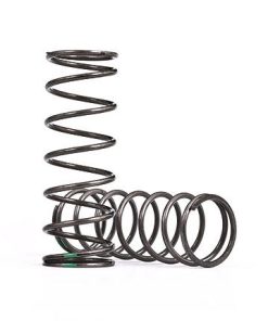 TRX7864 Springs, shock, medium (natural finish) (GTX) (3.141 rate, green stripe) (2)