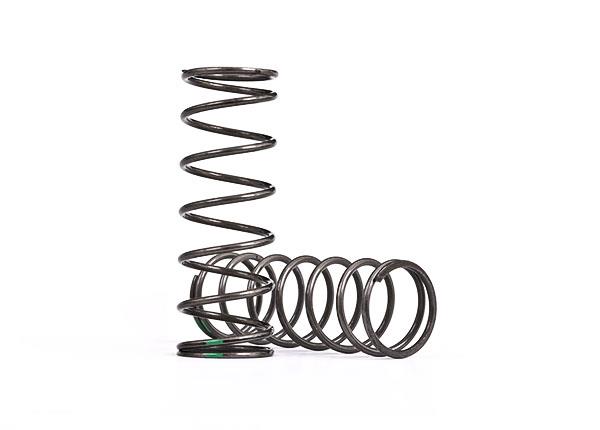 TRX7864 Springs, shock, medium (natural finish) (GTX) (3.141 rate, green stripe) (2)