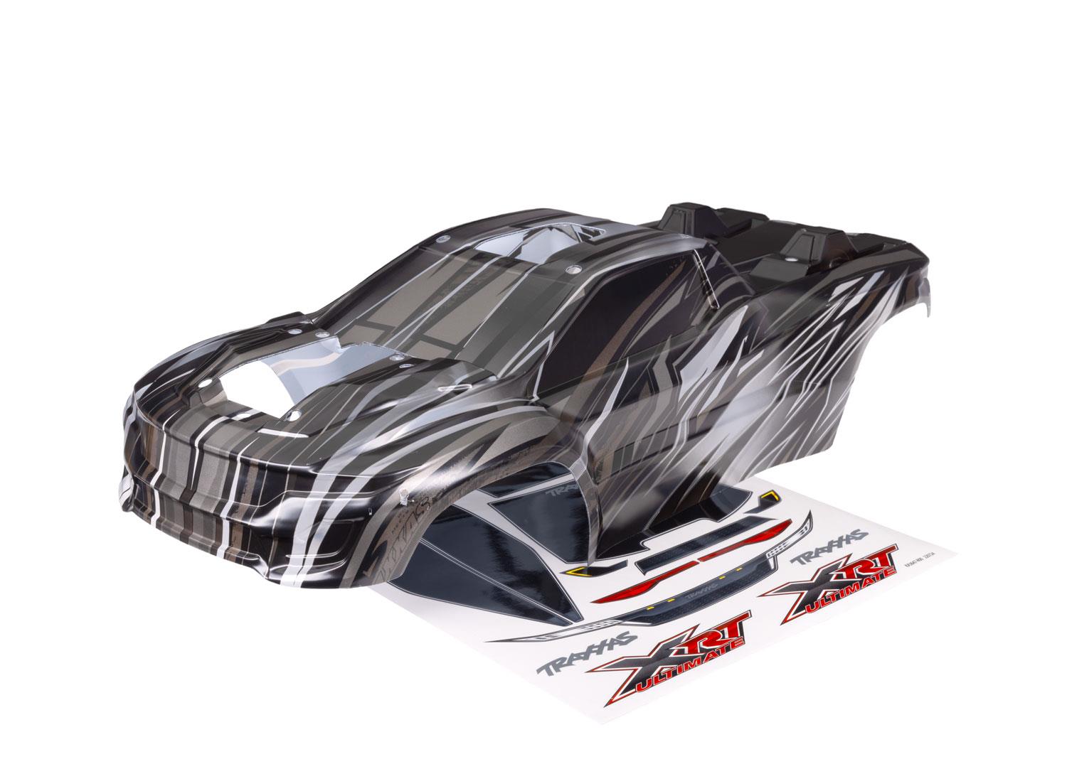 TRX7869X Body, XRT Ultimate, ProGraphix (graphics are printed, requires paint & final color application)/ decal sheet