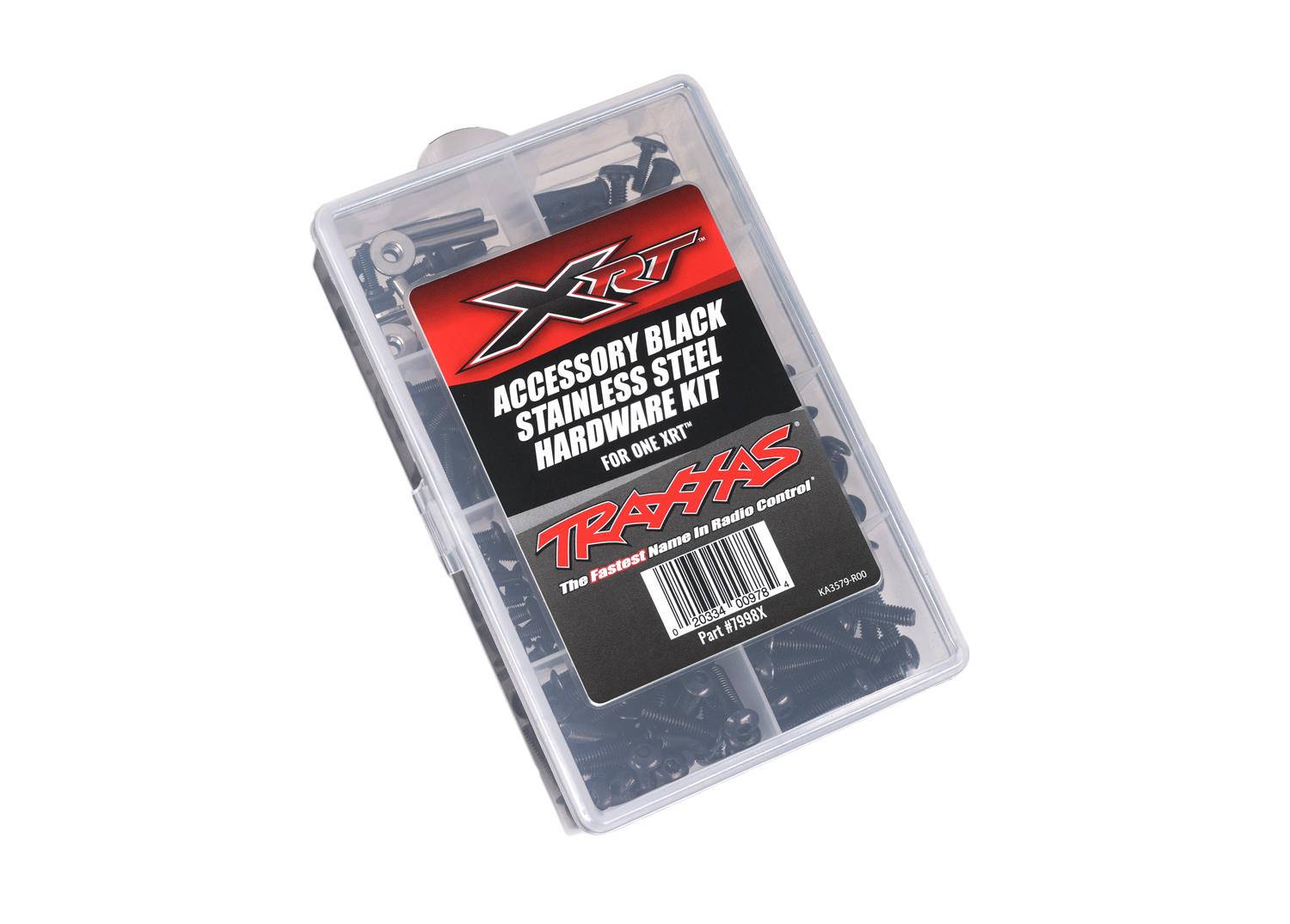 TRX7998X Hardware kit, black stainless steel, XRT (contains all stainless steel hardware used on XRT)