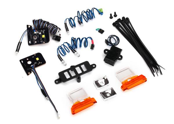 TRX8035A LED light set, complete with power supply (contains headlights, tail lights, side marker lights, & distribution block) (fits #8010 or 9230 series bodies)