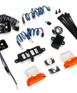 TRX8036R LED light set (contains headlights, tail lights, side marker lights, and distribution block) (fits #8010 or 9230 series bodies, requires #8028 power supply)