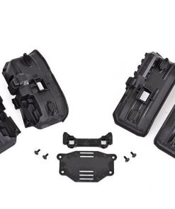 TRX8072X Fenders, inner (wide), front & rear (2 each)/ rock light covers (8)/ battery plate/ 3x8 flat-head screws (4) (for clipless body mounting)